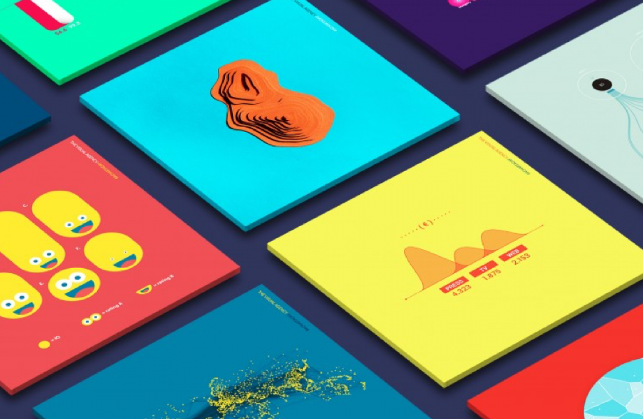 Il progetto premiato A Chart a Day di The Visual Agency Il progetto premiato A Chart a Day di The Visual Agency
