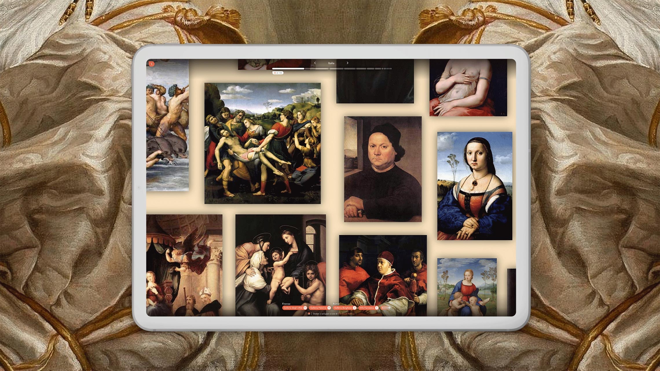 Raphael's app paintings overview