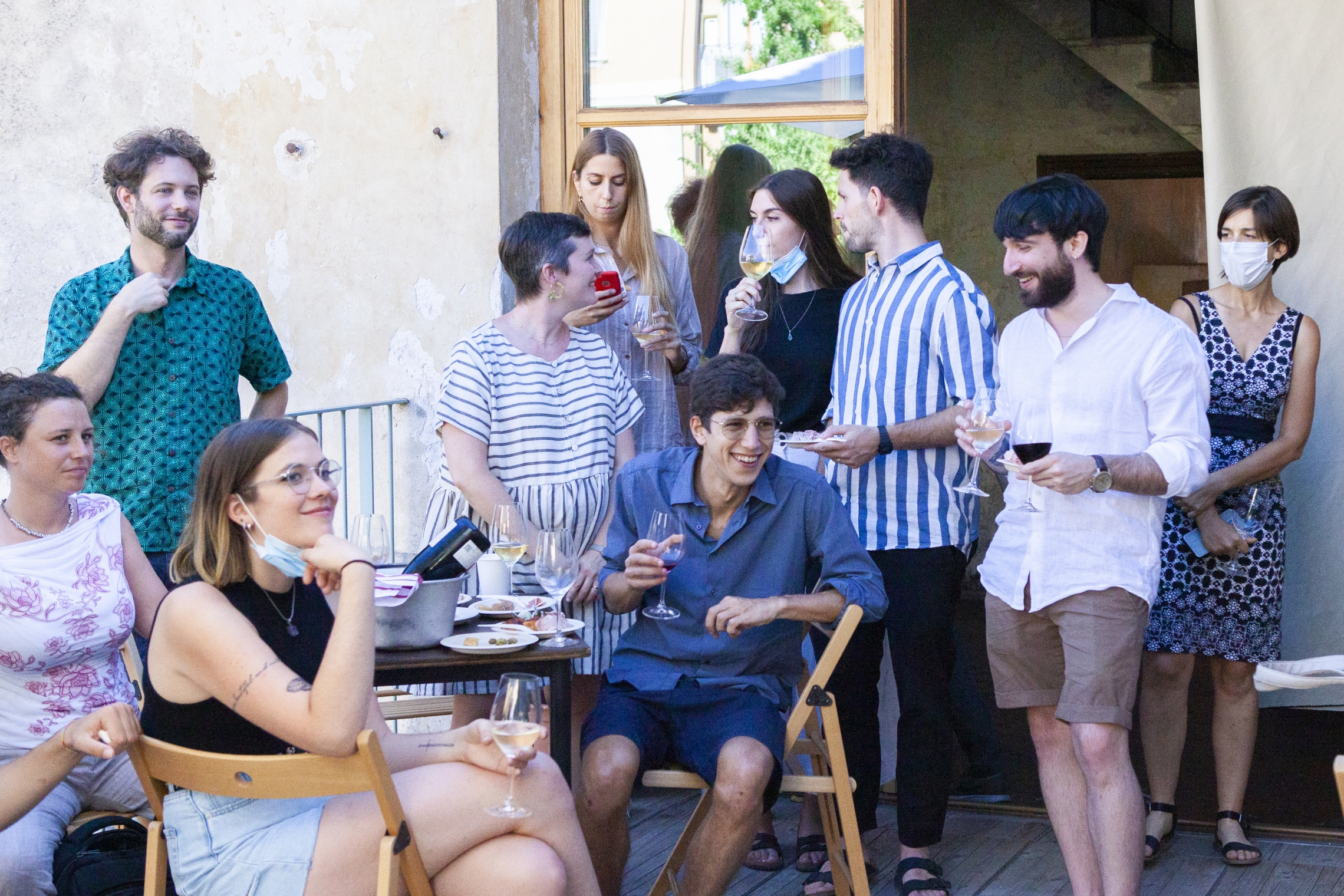 TVA team during the summer happy hour TVA team during the summer happy hour