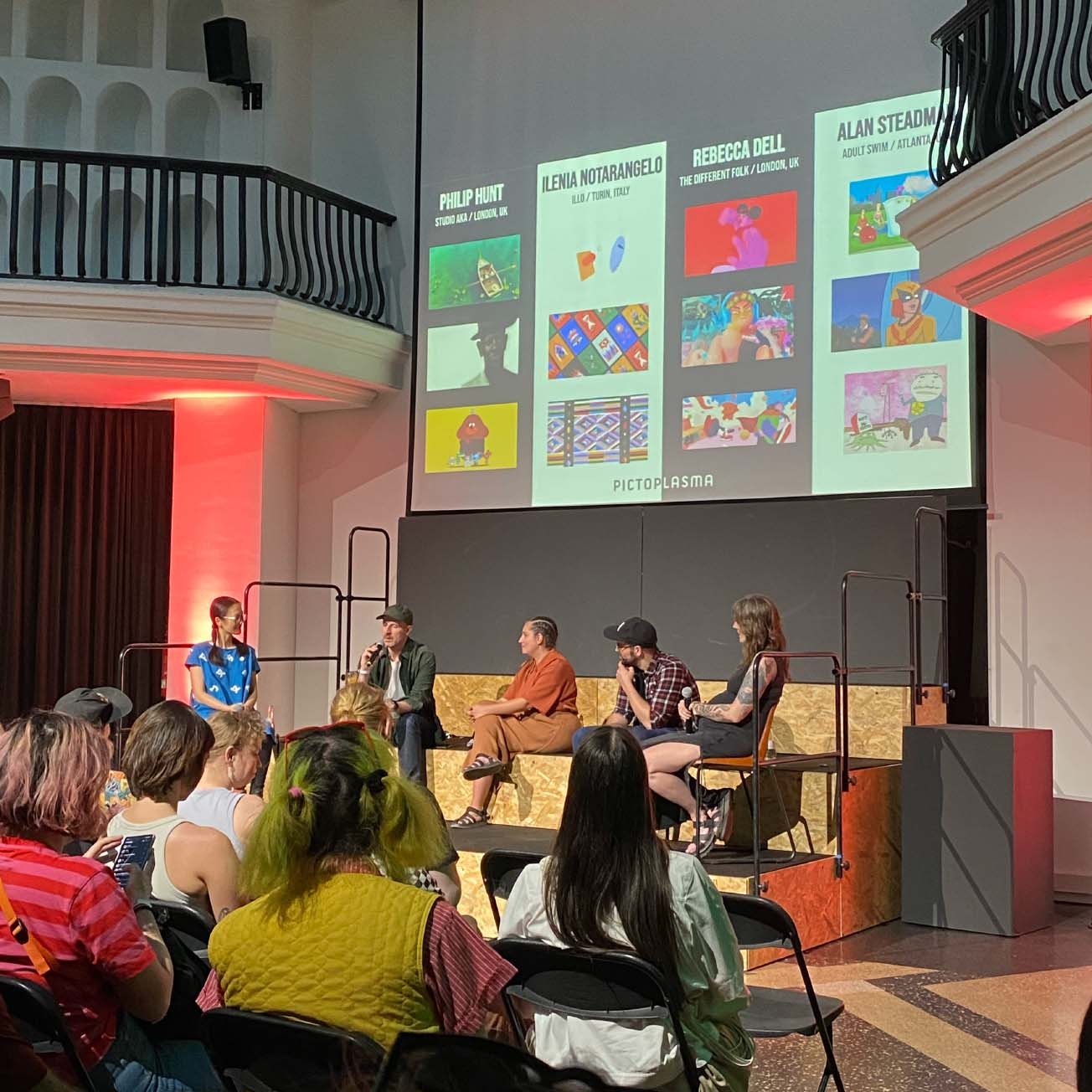 Pictoplasma: The Era of Characterism panel with Philip Hunt, Hsiang Chin Moe, Ilenia Notarangelo, Rebecca Dell and Alan Steadman Pictoplasma: The Era of Characterism panel with Philip Hunt, Hsiang Chin Moe, Ilenia Notarangelo, Rebecca Dell and Alan Steadman