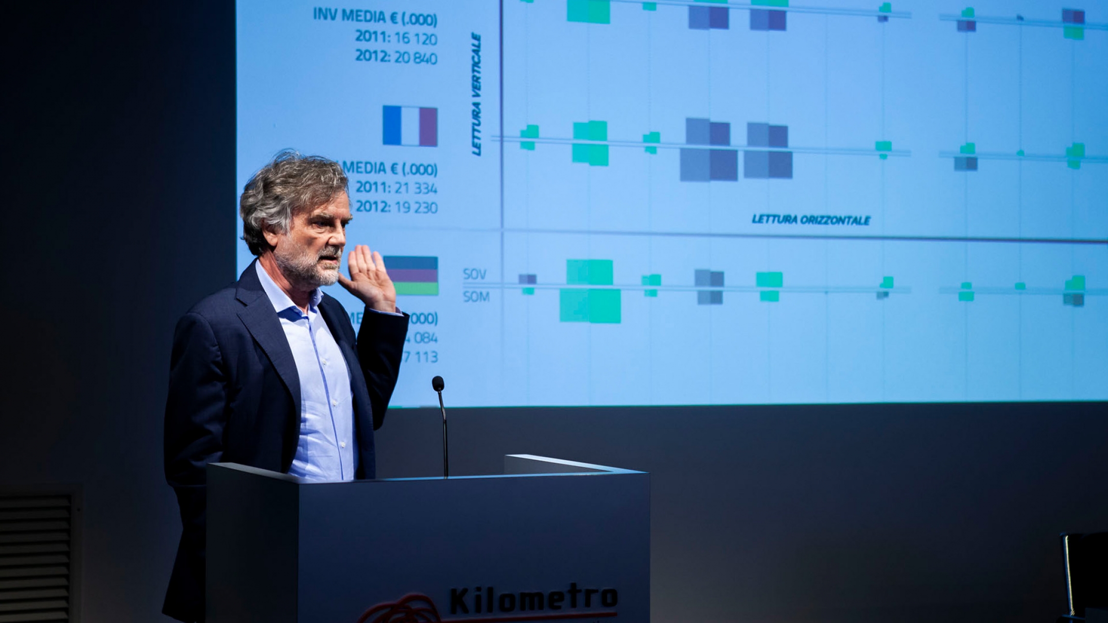 Paolo Guadagni, The Visual Agency CEO, presenting a case study Paolo Guadagni, The Visual Agency CEO, presenting a case study