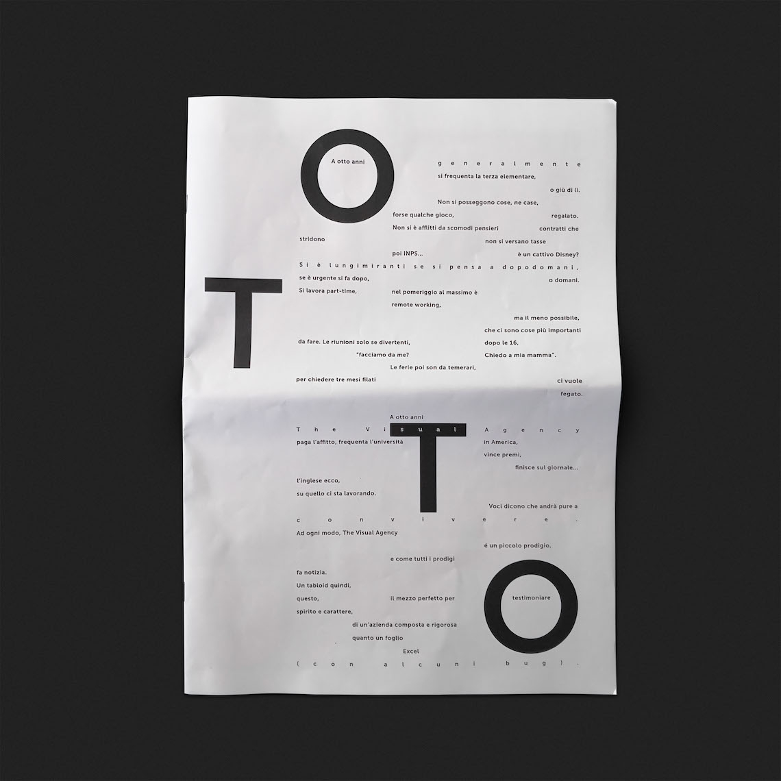 Poster dell'ottavo anniversario di The Visual Agency Poster dell'ottavo anniversario di The Visual Agency